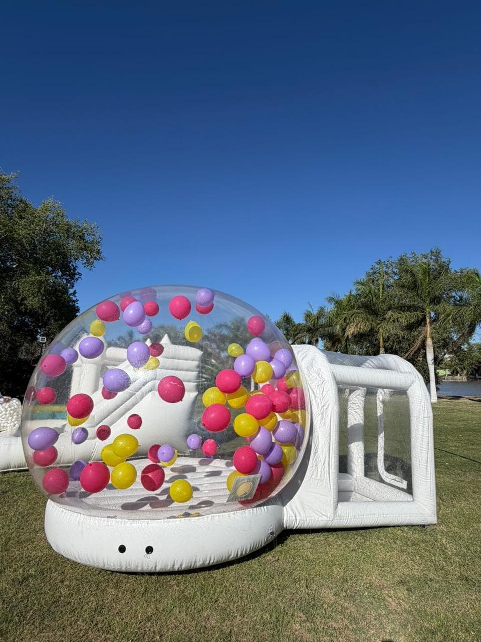 Bubble dome on the beach